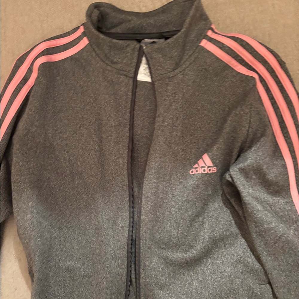 Adidas Heather Gray Jacket